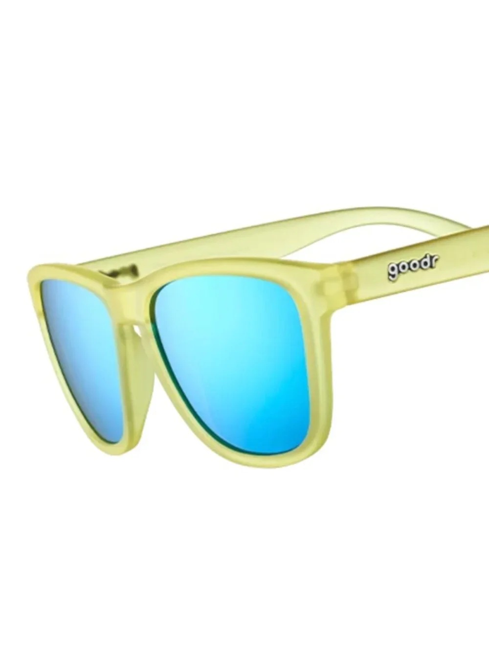 goodr The OG Sunglasses Swedish Meatball Hangover Yellow NWT